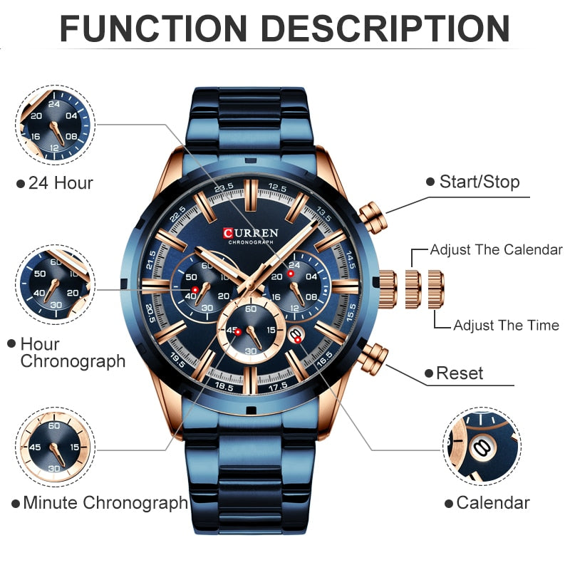 Luxury Quartz Men's Watches