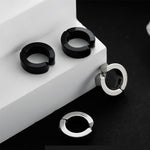 Stainless Steel Non-Piercing Magnetic Stud Earrings Unisex