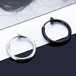 Stainless Steel Non-Piercing Magnetic Stud Earrings Unisex