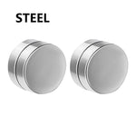 Stainless Steel Non-Piercing Magnetic Stud Earrings Unisex