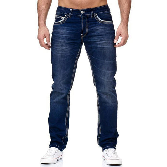 Men's Denim Straight Pants